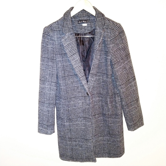 Love Tree Jackets & Blazers - Cozy Gray Tweed Cocoon Style Coat • Large